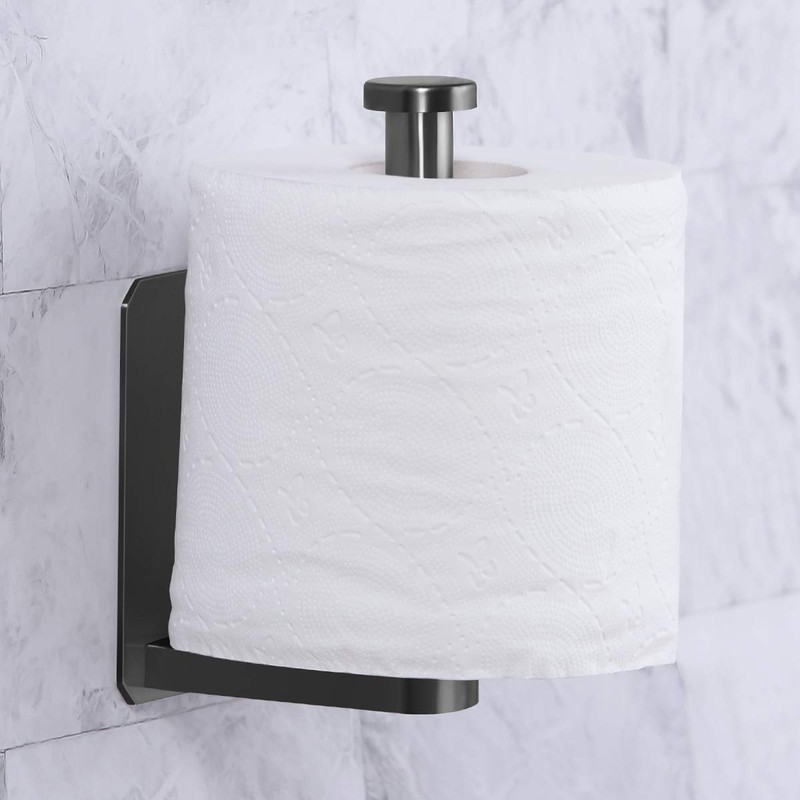 VAEHOLD Self Adhesive Toilet Paper Holder Kitchen Washroom Adhesive Toilet
