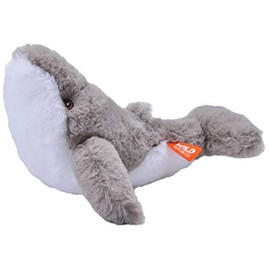 Wild Republic EcoKins Mini Ballena jorobada Animales de Peluche, 20 cm, Regalos Ecológicos para Niños Que Respetan el Medio Ambiente, Peluche Mini, Hecho a Mano con Botellas de Plástico Reciclado