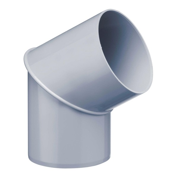 INEFA Rain Pipe Elbow 60 Degrees for Downpipe, PVC DN75