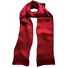 Mens 100 Silk Scarf Double Layers Fashion Wrap Neckerchief Formal