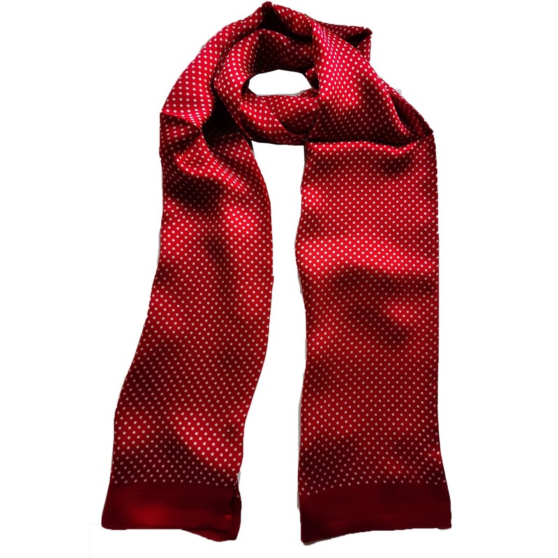Mens 100 Silk Scarf Double Layers Fashion Wrap Neckerchief Formal