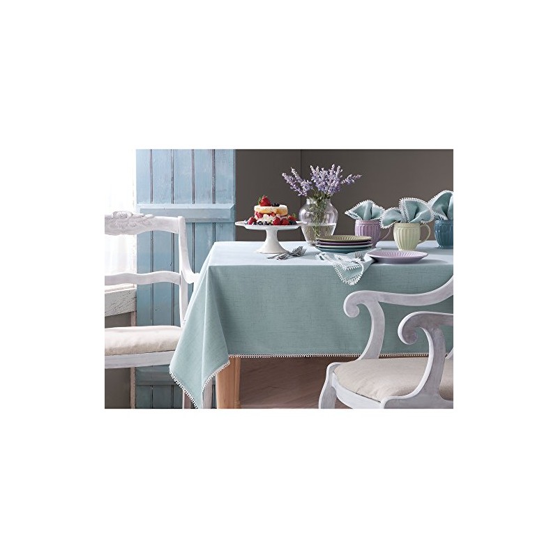 Lenox French Perle Solid 60"x84" rectangle Tablecloth, Violet