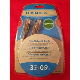 Dynex 3' Cat6 Network Cable - Gray