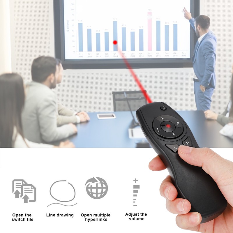 A3 PPT Page Turning Pen Integrated Wireless Remote Control Pointer