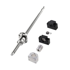 BEVDICNC Ball Screw Kit SFU1605-1200mm/47.244inch, Ball Screws + BK/BF End Support + Ball nut Housing + Shaft Coupler, for CNC Machine DIY(Diameter 16mm Lead 5mm)
