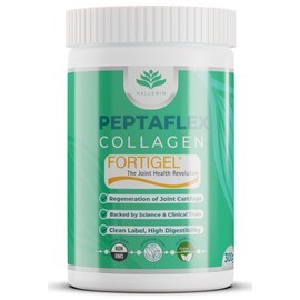 FORTIGEL® Bioactive Collagen Peptides | Support Joint Cartilage Regeneration and Long Term Mobility - Proven Results with Clinical Trials - FORTIGEL by GELITA - 300g Tub with Scoop