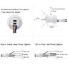 Quentacy Mini Motion Sensor Light Switch 110-220V PIR Sensor Smart