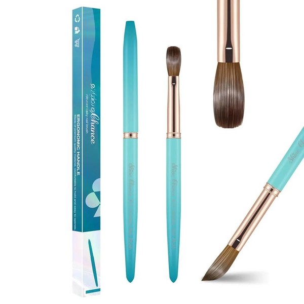 Acrylic Nail Art Brush, 100% Pure Kolinsky Hair Oval for