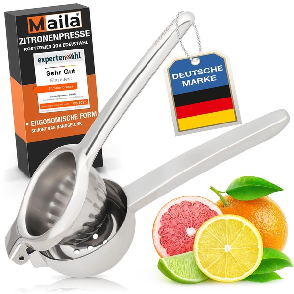 Lemon Squeezer Stainless Steel – XXL Hand Press for Lemons