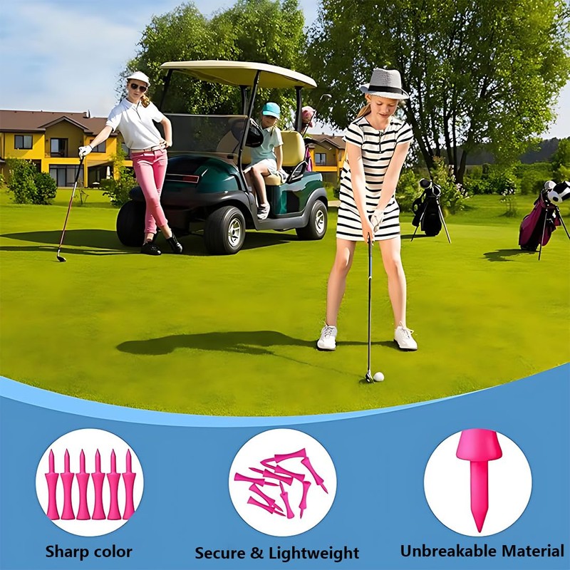 Golf Tees Plastic Golf Tees Tee Set for Driver Value