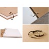 Square Sketchbook Loose Leaf Sketchbook Artist Landscape Notebook Blank Ring