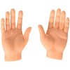 Set of Five Rubber Finger Hands Mini Puppets by Accoutrements