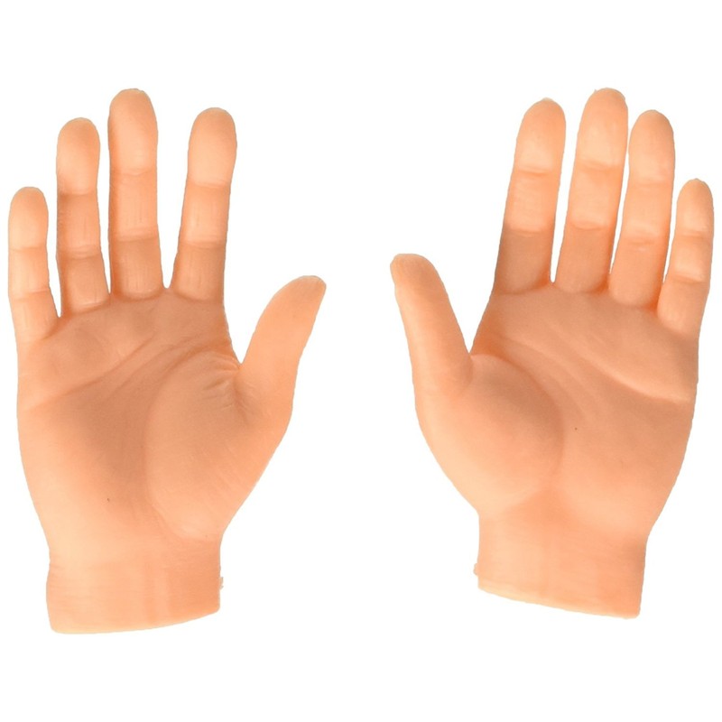 Set of Five Rubber Finger Hands Mini Puppets by Accoutrements