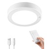 SURAIELEC Rechargeable Ceiling Light with Wall Switch, 8000mAh Battery Ceiling