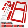 DNA MOTORING Hydraulic 6 Ton Heavy Duty H-Frame Garage Floor