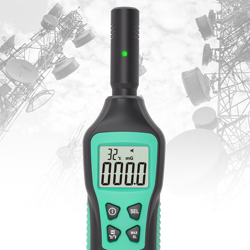 Handheld EMF Meter Rechargeable LCD Digital Electromagnetic Field Radiation Detector