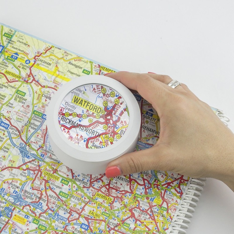 Lightcraft LC1875 LED Dome Magnifier - White