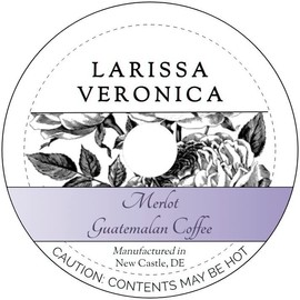 Merlot Guatemalan Coffee (Single Serve K-Cup Pods) (Gourmet, Naturally Flavored, Whole Coffee Beans) (12 pods, ZIN: 573642) - 3 Pack