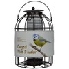 Green Jem Dome Caged Peanut Wild Bird Feeder, Designed To