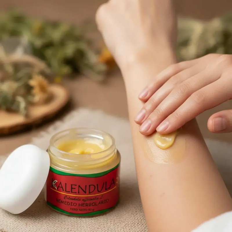 Pomada Natural De Caléndula Altamente Concentrada 60g 3 Pack