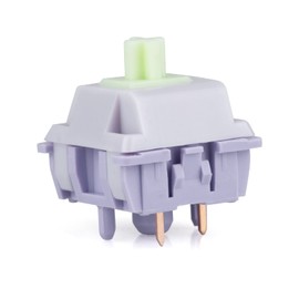 EPOMAKER EPOMAKER Wisteria 39gf Linear Mechanical Keyboard Switches, 5-Pin Pre Lubed Creamy Switch, 30 PCS, with POM PTFE Stem, 20.4mm Spring, Compatible with MX Keycaps for Gaming Keyboard