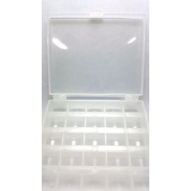 Unbranded STURDY Clear Bobbin Box Case sewing 25 bobbins BB25