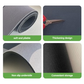 YANGUN Football Mat, Football Step Training Mat, 60 x 90 cm, Non-Slip Football Mat Training, Ball Control Training Mat, Football Training Mat (Blue) (Green)