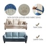 Anti-slip Sofa Cover for leather with Anti-skip Dog Paw Print