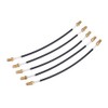 5Pcs Violin Tailgut, Nylon Tail Gut Tailcord with Brass Screw