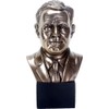 YTC 9.25 Inch President Franklin D Roosevelt Bronze Colored Bust
