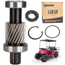 10L0L Input Shaft Kit for EZGO TXT & Medalist 1994-up, Marathon 1988-1994 Electric Golf Cart, 21 Tooth Spline Gear 1.5" Diameter, OEM# 28095G01 28095-G01 26926G01 26926-G01 612556