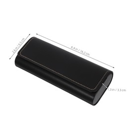 SAFIGLE 2pcs Retro Goggle Case Hard Shell Eyeglass Storage Box Magnetic Closure Portable Glasses Holder for Men Women