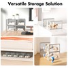 Foluck Shoe Storage Box, 15 Pack Clear Plastic Stackable Shoe