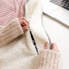 USB Heated Blanket Pink 5V High Safety Soft Polyester Fiber
