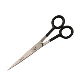 Scissors-Hair Cutting/Hairdressing/Barber Salon/Hairdressers Stainless Steel Scissors for Men Women and Children -Barber Hair Cutting Professional Super Cut -PVC Grip Stainless Steel (Black)