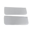 UINIEBOOM Sun Visor Pair, Replacement Light Grey Cloth Sun Visors