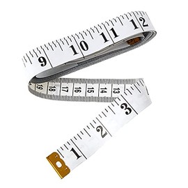 NAHANCO 60” Measuring Tape for Sewing, White