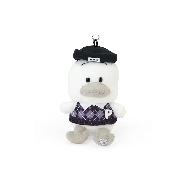 Sanrio 105091 Duck Peckle Mascot Holder (Monotone)