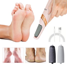 Electric Feet Callus Remover,Portable Electronic Foot File Pedicure Tools,Waterproof Foot Scrubber File,Pedi Foot Care for Dead,Hard Cracked Dry Skin,SENSIOHOME.