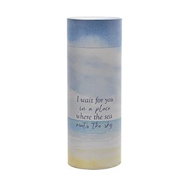 Widdop Scattering Ashes Urn, Scatter Tube, Cremation Urn - 33cm I wait for you.