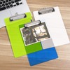 4 Pack Durable A5 Assorted Coloured Plastic Clipboard Heavy Duty