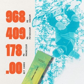 Keto Chow SALTT Electrolytes Powder Flavored Drink Mix - Lemon Lime Twist - 90 Hydration Packets - Magnesium, Potassium, Sodium, Trace Minerals - Zero Sugar & Gluten Free - 3 Packs of 30