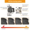 Chibery 30 Pack 1/2" Overlay 4D Soft Close Concealed Hinges