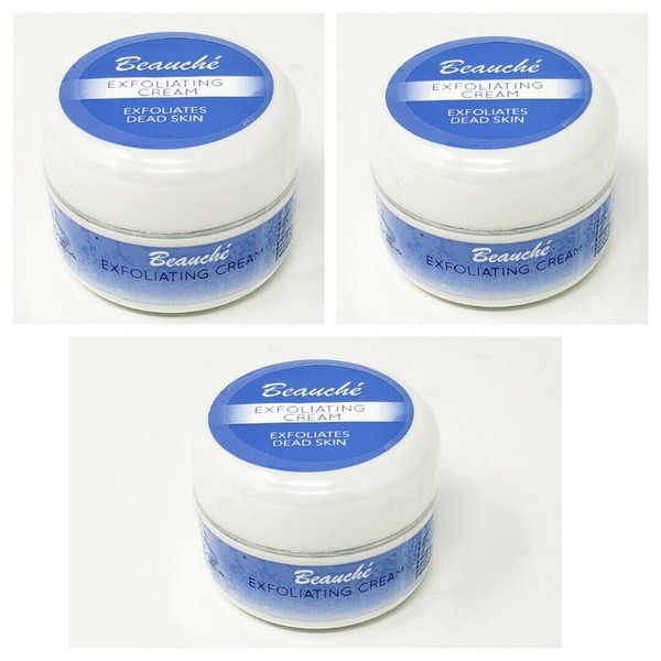 3 PACK BEAUCHE EXFOLIATING CREAM USA SELLER FAST SHIP GUARANTEED AUTHENTIC