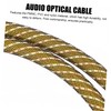 Angoily 2m Optical Audio Cable for Sound Bar and Tv