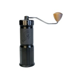 Turin H40 V2 Hand Coffee Grinder – 40mm Stainless Steel Burr, Adjustable for Espresso, Pour Over, French Press, Aluminum Body with Walnut Handle, Magnetic Dosing Cup, 30g Capacity