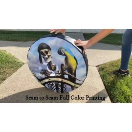 Tire Cover Central Skull Grim Reaper Spare Tire Cover -Add your tire size in NOTES during checkout
