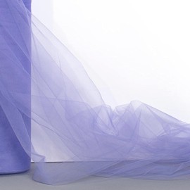 Anderson's Lavender Tulle Fabric Roll, 54 Inches x 20 Yards, Sheer Fabric for Wedding Decorations, Baby Shower, Gender Reveal, Prom, Homecoming, Photo Backdrops, Arch Draping