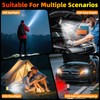 Magnetic Rechargeable Golf Cart LED Dome Lights with 360° Rotation