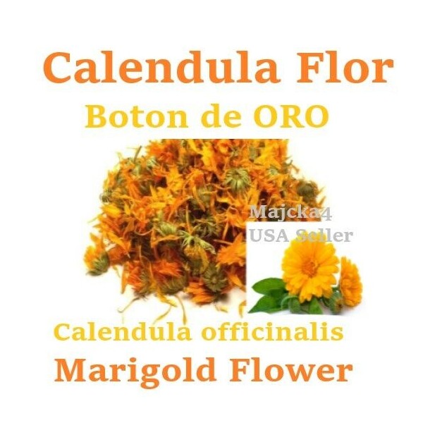 Calendula Flor Boton de ORO 4 oz Hierbas Marigold Calendula 4 oz Herbs